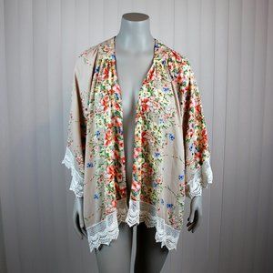 ✨ Closet Refresh - Umgee Floral Kimono Duster Cardigan Size M/L